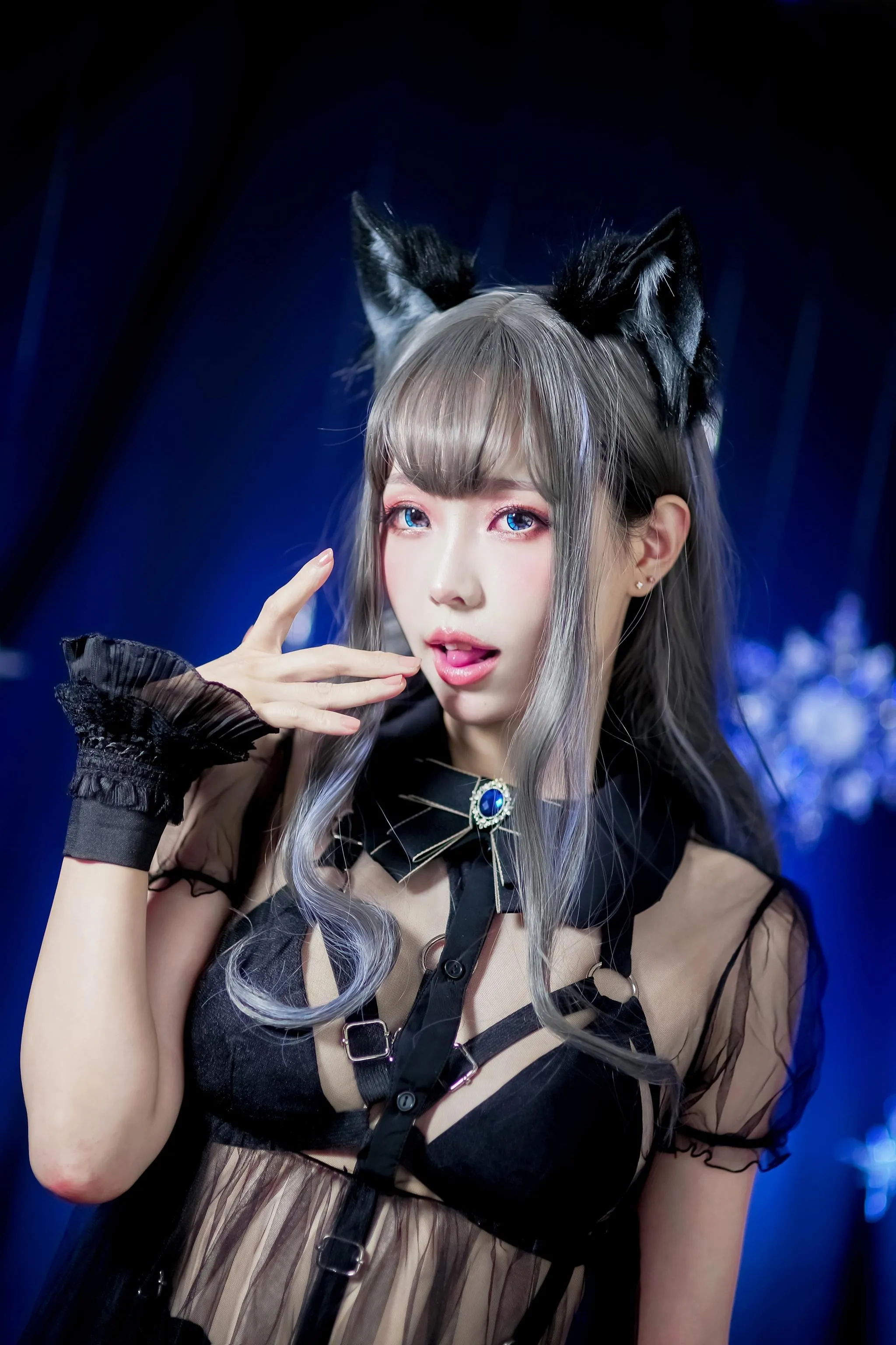 ElyEE子 – NO.50 灰太狼-黑色透视 [24P]插图7